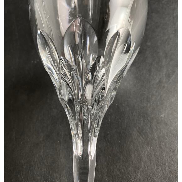 Gorham Diamond Clear Water Goblets - Set of 2 Fine Crystal Stemware - Picture 6 of 10